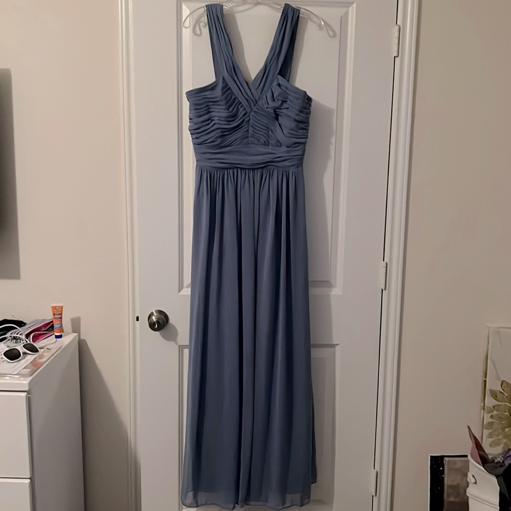 After Six Long Blue Formal Dress